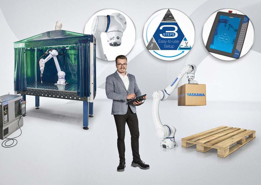 Yaskawa stellt sein überarbeitetes Cobot-Portfolio mit dem „ecosYstem“ Partnerprogramm vor Einstieg in die Roboterautomation wird smarter und einfacher